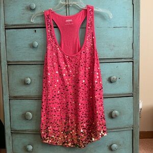 Express Dreamweight Cotton Tee in Rich Pink